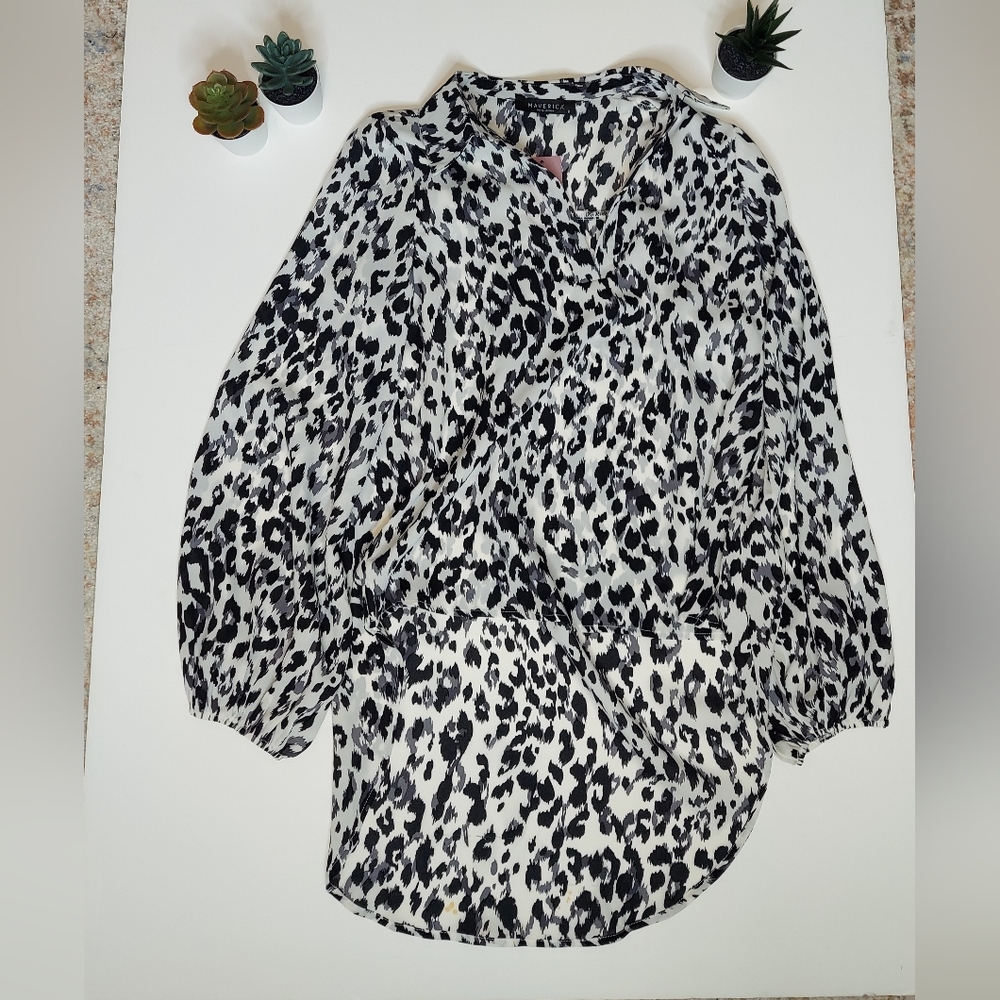 Leopard print blouse
